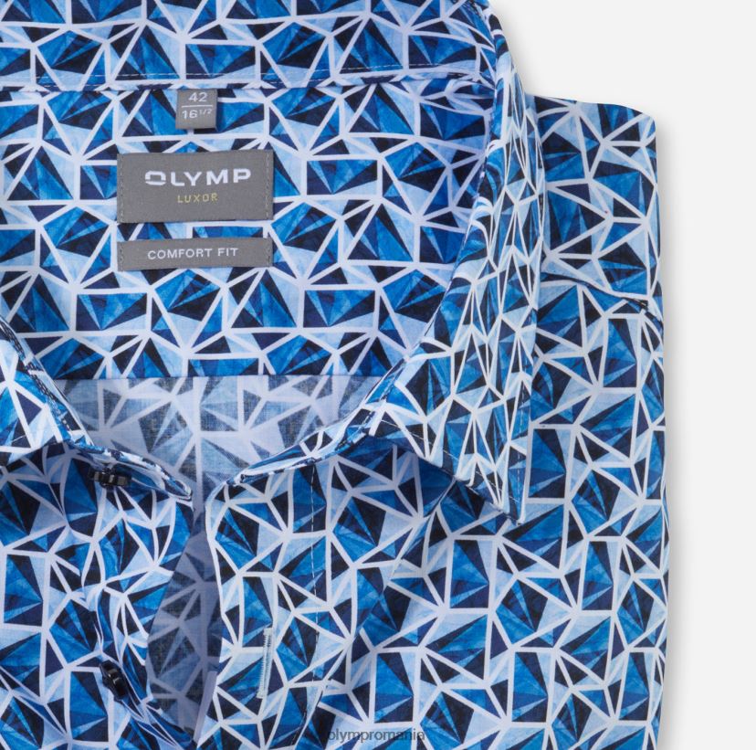 luxor comfort fit, camasa business, new kent, bleu OLYMP îmbrăcăminte 4Z8LB61608