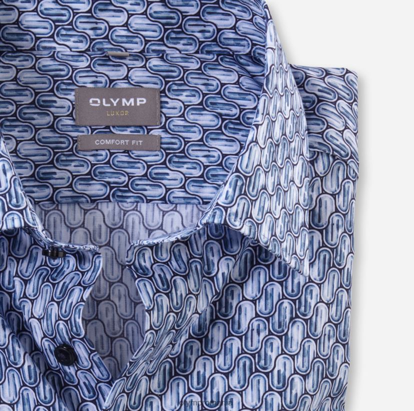 luxor comfort fit, camasa business, new kent, bleu OLYMP îmbrăcăminte 4Z8LB61656