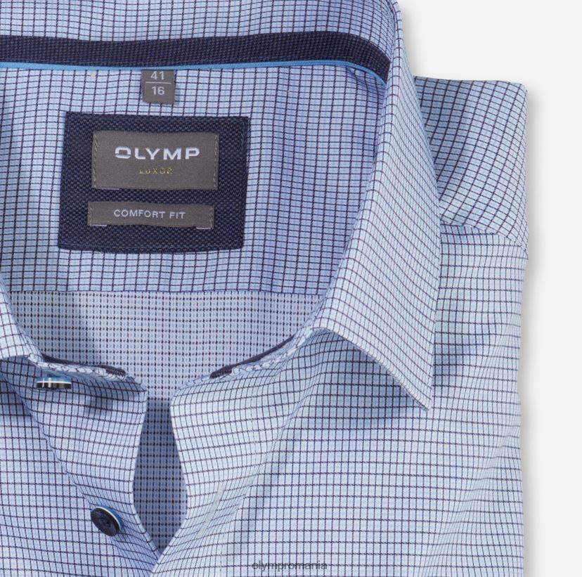 luxor comfort fit, camasa business, new kent, bleu OLYMP îmbrăcăminte 4Z8LB61658