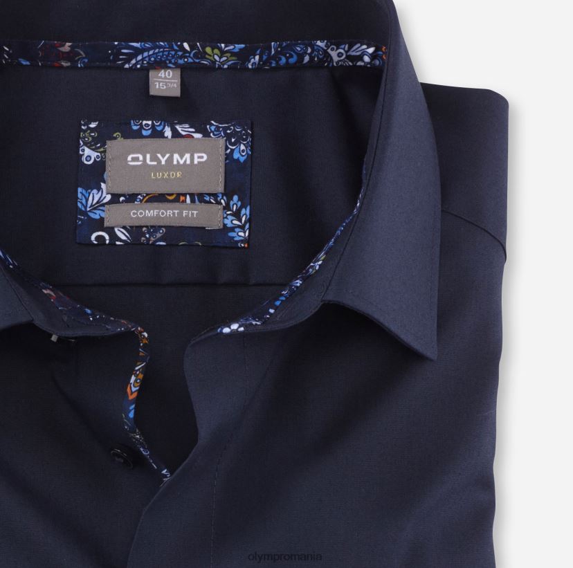 luxor comfort fit, camasa business, new kent, cobalt OLYMP îmbrăcăminte 4Z8LB61578