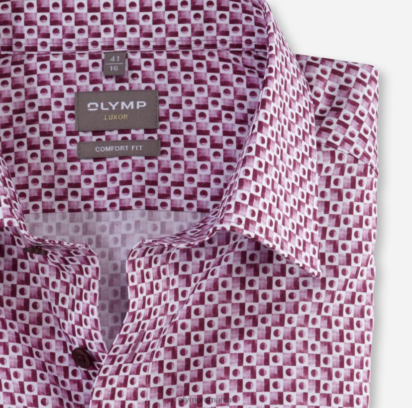luxor comfort fit, camasa business, new kent, fuchsia OLYMP îmbrăcăminte 4Z8LB61500