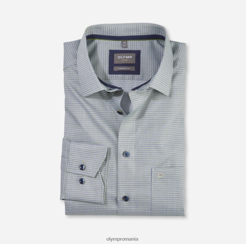 luxor comfort fit, camasa business, new kent, lime OLYMP îmbrăcăminte 4Z8LB61534