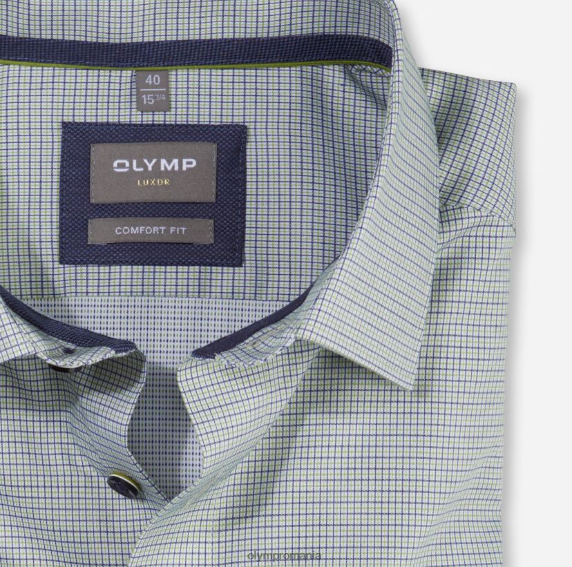 luxor comfort fit, camasa business, new kent, lime OLYMP îmbrăcăminte 4Z8LB61534