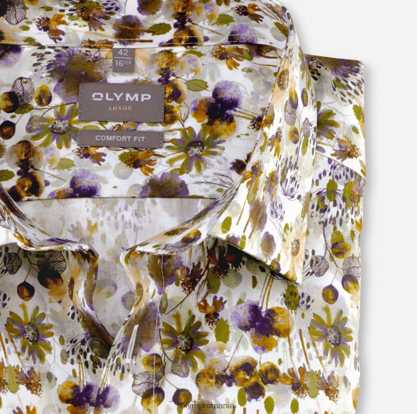 luxor comfort fit, camasa business, new kent, lime OLYMP îmbrăcăminte 4Z8LB61555