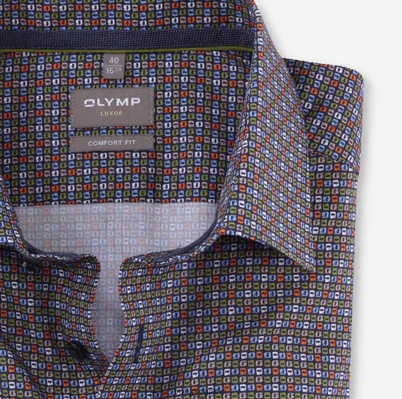 luxor comfort fit, camasa business, new kent, lime OLYMP îmbrăcăminte 4Z8LB61669