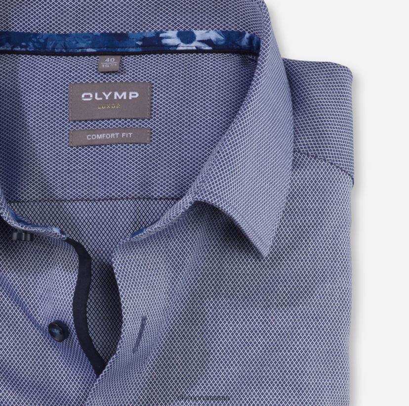 luxor comfort fit, camasa business, new kent, marine OLYMP îmbrăcăminte 4Z8LB61476