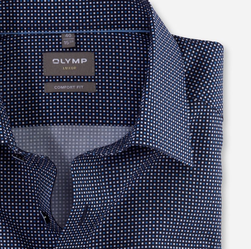 luxor comfort fit, camasa business, new kent, marine OLYMP îmbrăcăminte 4Z8LB61509