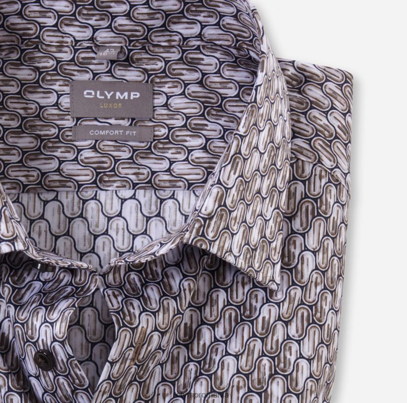 luxor comfort fit, camasa business, new kent, maro OLYMP îmbrăcăminte 4Z8LB61620