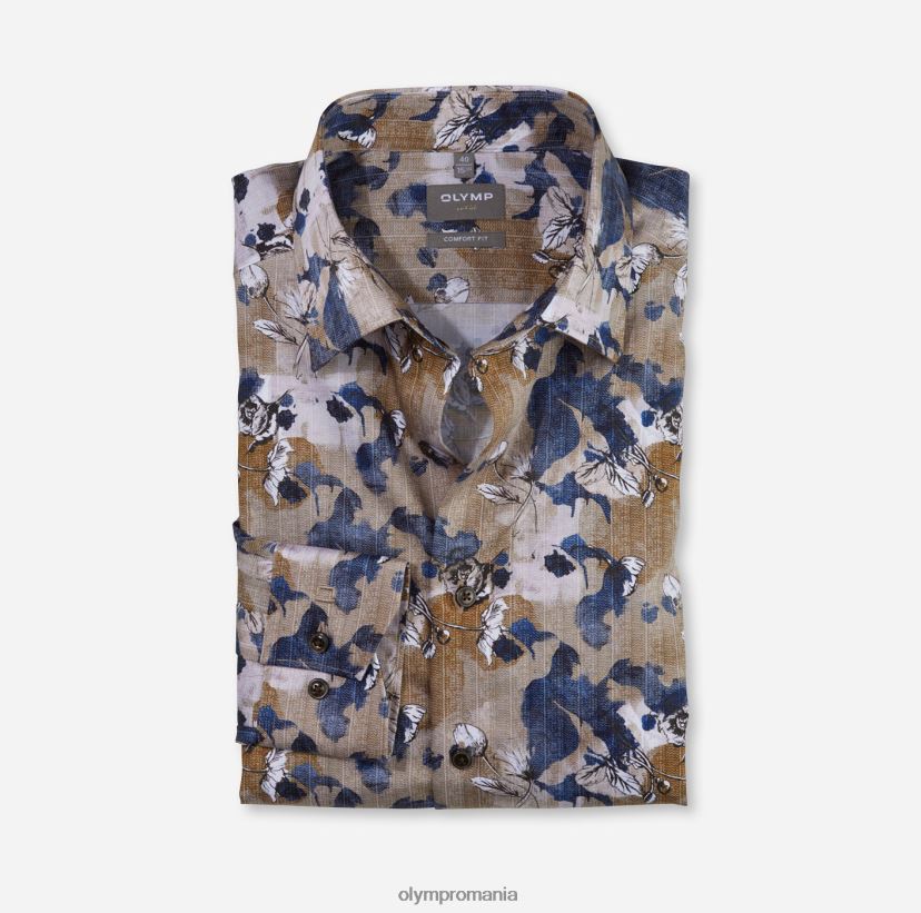 luxor comfort fit, camasa business, new kent, natural OLYMP îmbrăcăminte 4Z8LB61570