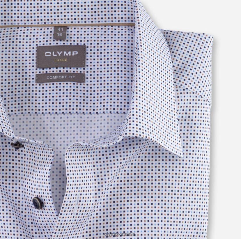 luxor comfort fit, camasa business, new kent, natural OLYMP îmbrăcăminte 4Z8LB61586