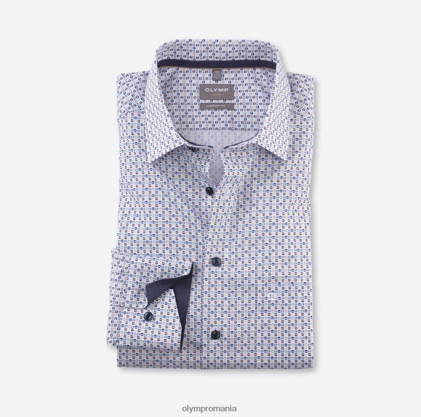 luxor comfort fit, camasa business, new kent, natural OLYMP îmbrăcăminte 4Z8LB61597