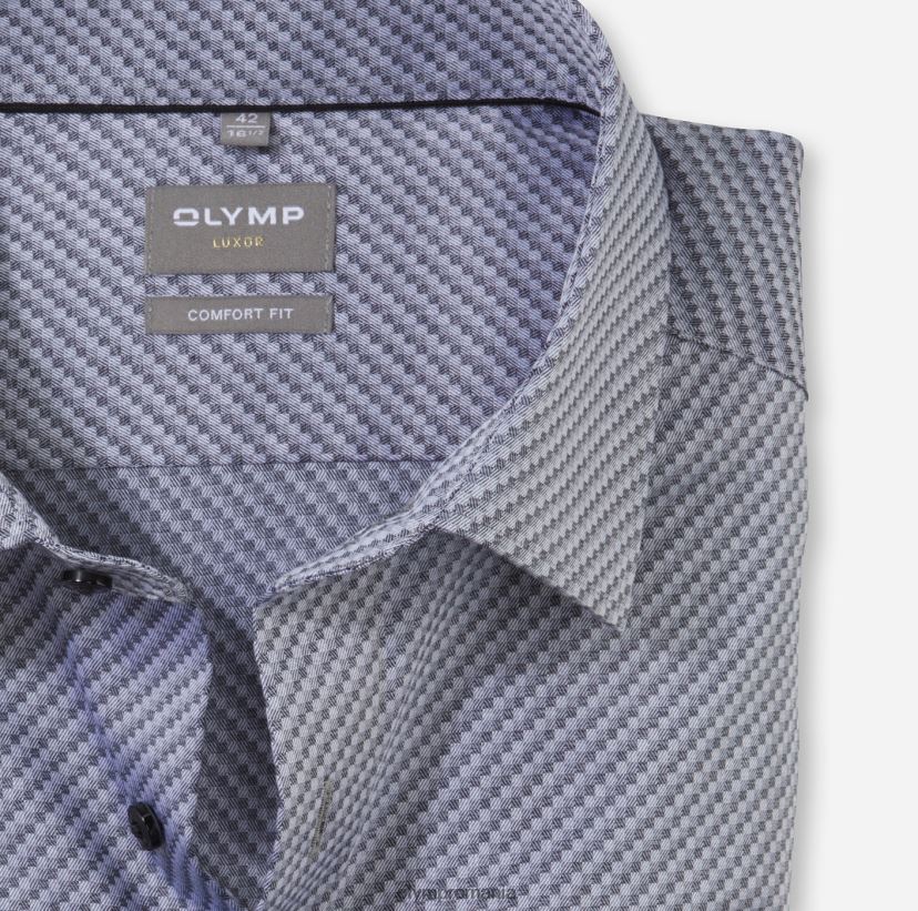 luxor comfort fit, camasa business, new kent, negru OLYMP îmbrăcăminte 4Z8LB61606