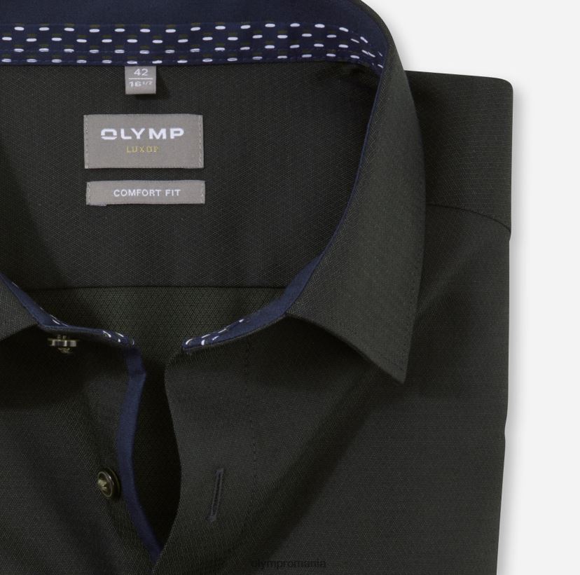luxor comfort fit, camasa business, new kent, olive OLYMP îmbrăcăminte 4Z8LB61612