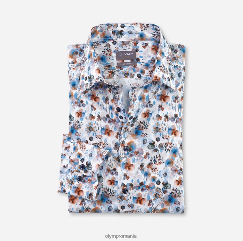 luxor comfort fit, camasa business, new kent, portocaliu OLYMP îmbrăcăminte 4Z8LB61491