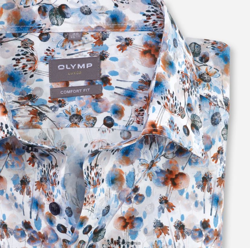 luxor comfort fit, camasa business, new kent, portocaliu OLYMP îmbrăcăminte 4Z8LB61491