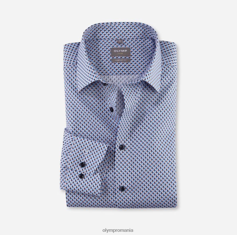 luxor comfort fit, camasa business, new kent, portocaliu OLYMP îmbrăcăminte 4Z8LB61541