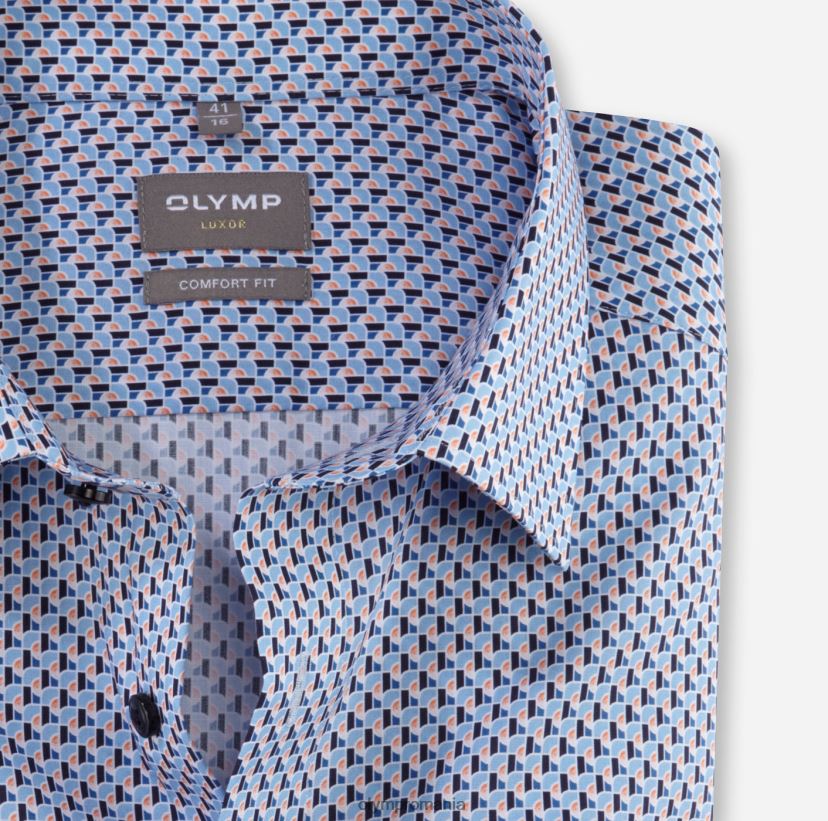luxor comfort fit, camasa business, new kent, portocaliu OLYMP îmbrăcăminte 4Z8LB61541