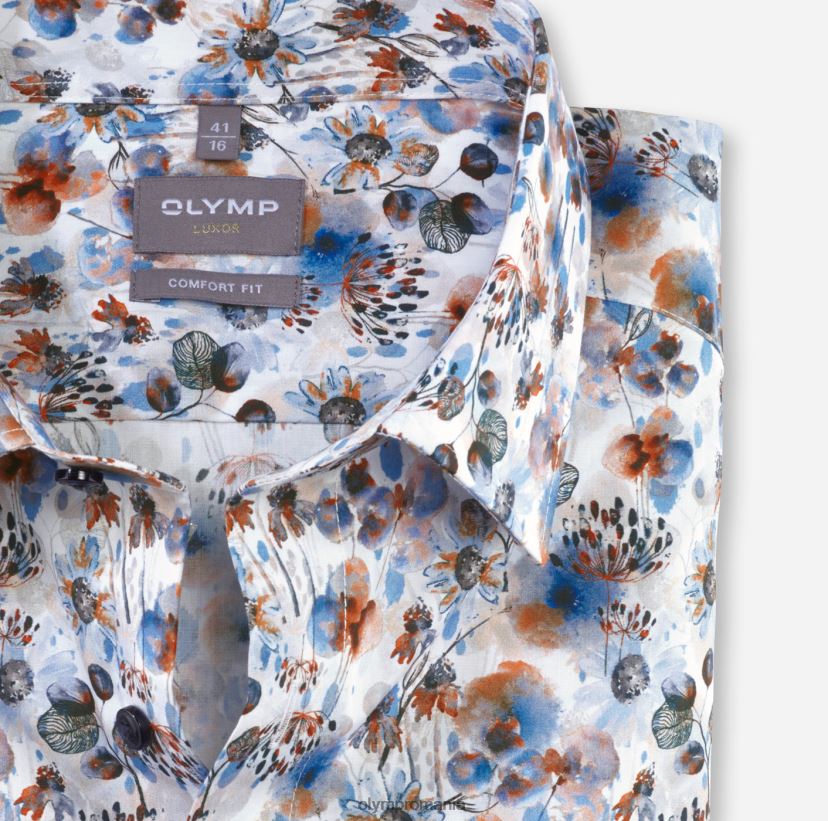 luxor comfort fit, camasa business, new kent, portocaliu OLYMP îmbrăcăminte 4Z8LB61602