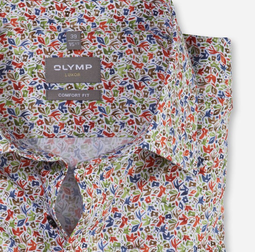 luxor comfort fit, camasa business, new kent, portocaliu OLYMP îmbrăcăminte 4Z8LB61692