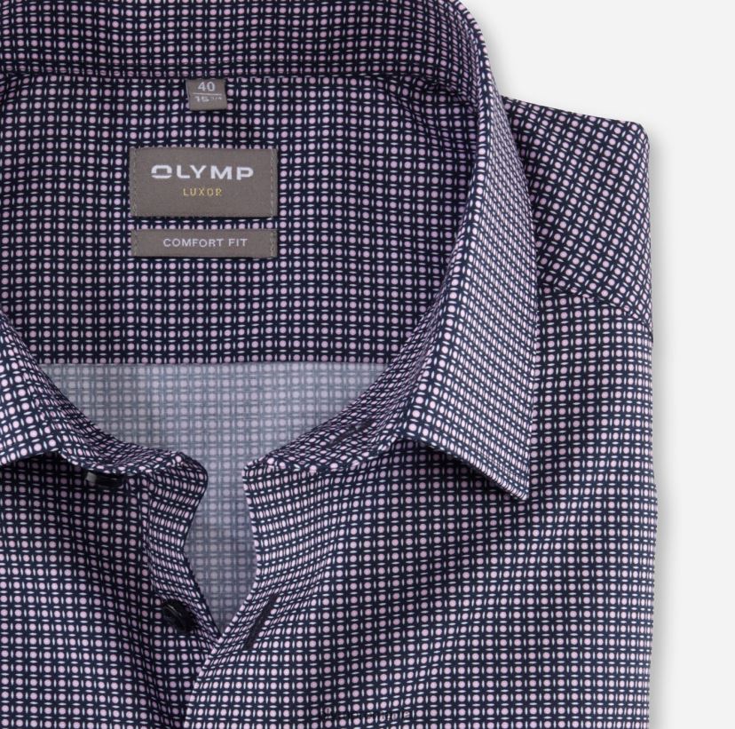 luxor comfort fit, camasa business, new kent, rose OLYMP îmbrăcăminte 4Z8LB61531