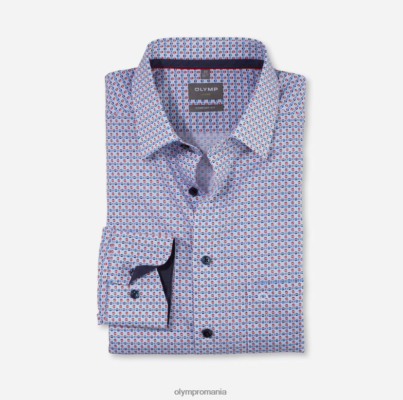 luxor comfort fit, camasa business, new kent, rosu OLYMP îmbrăcăminte 4Z8LB61580