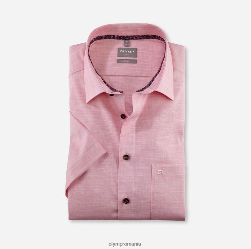 luxor comfort fit, camasa business, new kent, rosu OLYMP îmbrăcăminte 4Z8LB61629