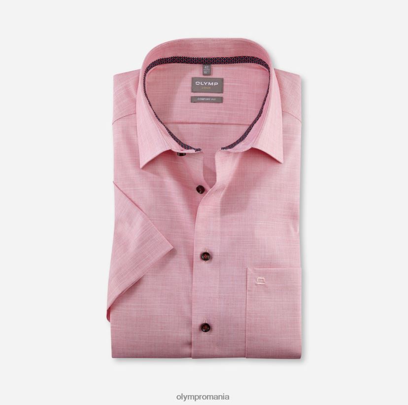 luxor comfort fit, camasa business, new kent, rosu OLYMP îmbrăcăminte 4Z8LB61659