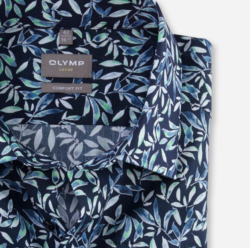 luxor comfort fit, camasa business, new kent, verde deschis OLYMP îmbrăcăminte 4Z8LB61559