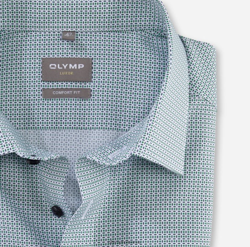 luxor comfort fit, camasa business, new kent, verde deschis OLYMP îmbrăcăminte 4Z8LB61573