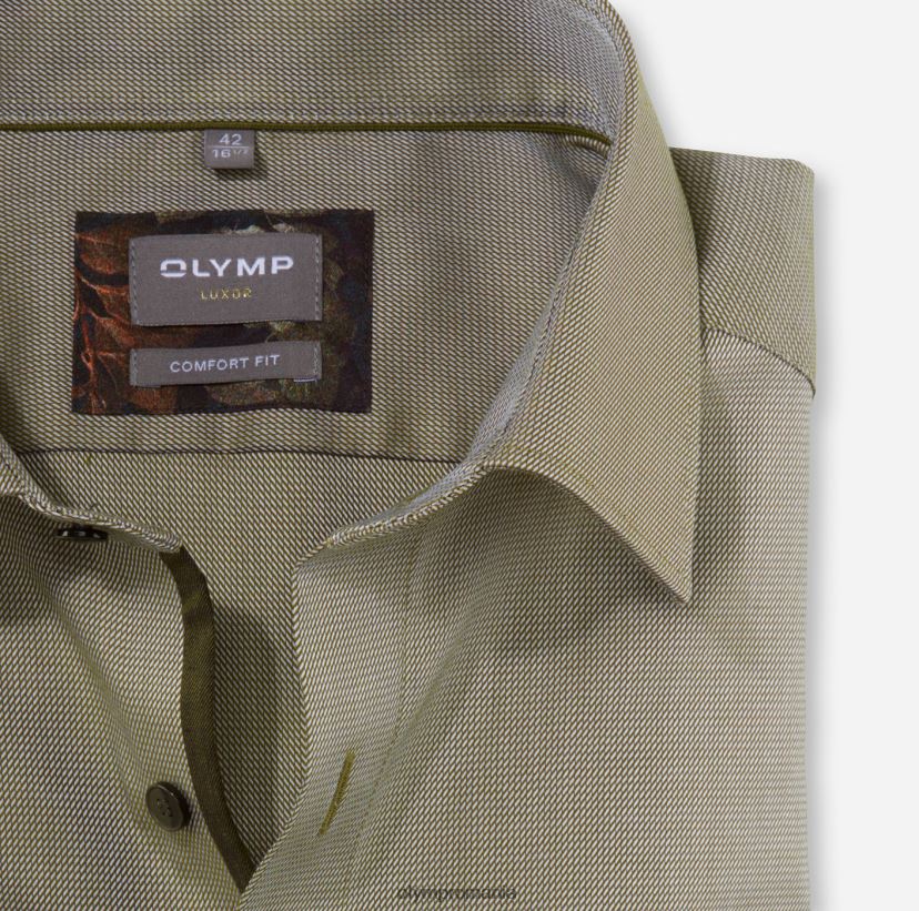 luxor comfort fit, camasa business, new kent, verde lime OLYMP îmbrăcăminte 4Z8LB61661
