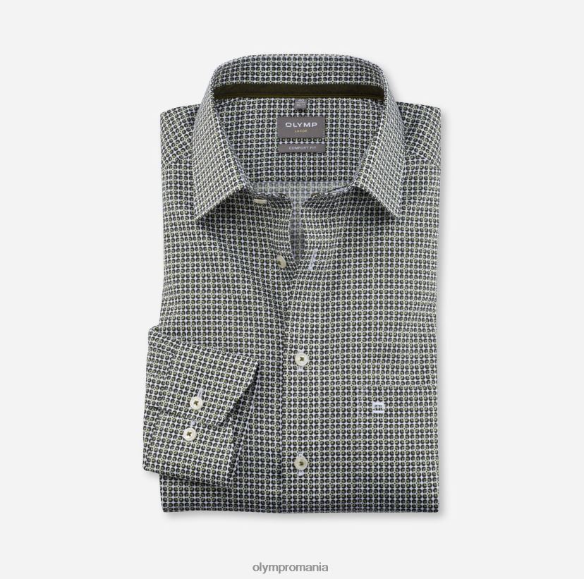 luxor comfort fit, camasa business, new kent, verde lime OLYMP îmbrăcăminte 4Z8LB61663