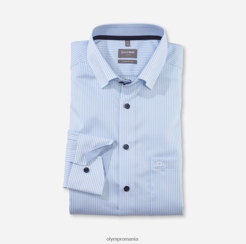 luxor comfort fit, camasa business, sub nasturi, albastru OLYMP îmbrăcăminte 4Z8LB61477