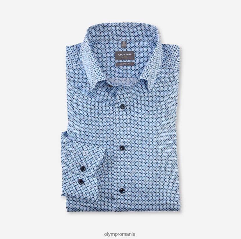 luxor comfort fit, camasa business, sub nasturi, albastru OLYMP îmbrăcăminte 4Z8LB61666