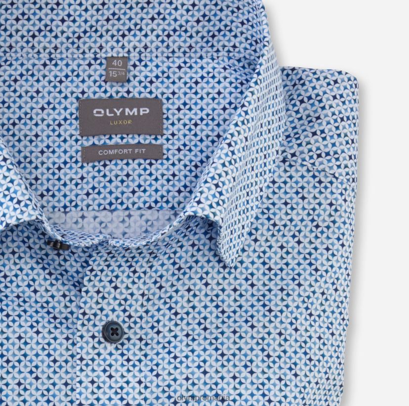 luxor comfort fit, camasa business, sub nasturi, albastru OLYMP îmbrăcăminte 4Z8LB61666