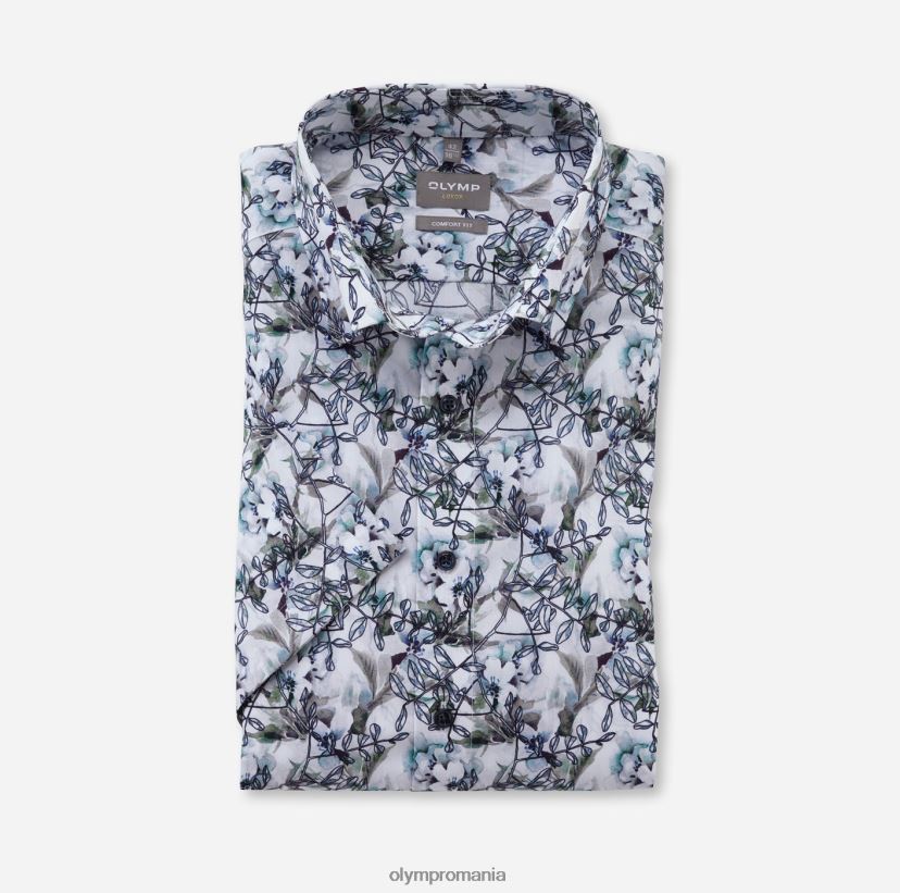 luxor comfort fit, camasa business, sub nasturi, aqua OLYMP îmbrăcăminte 4Z8LB61624