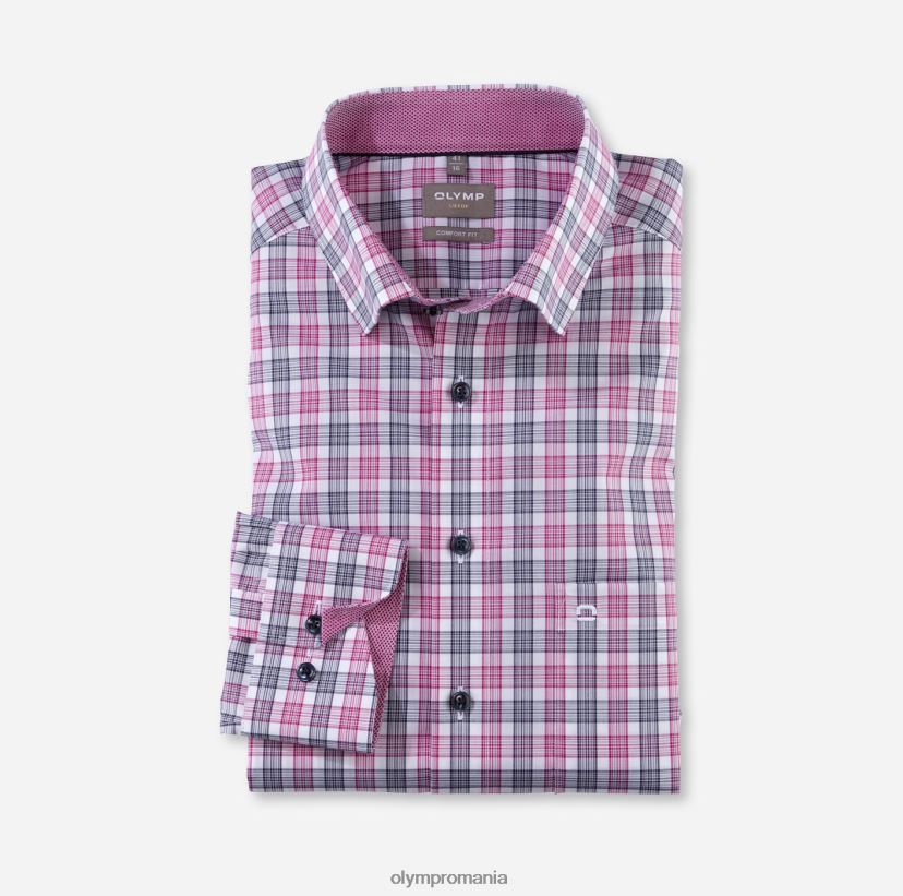 luxor comfort fit, camasa business, sub nasturi, fucsia OLYMP îmbrăcăminte 4Z8LB61497