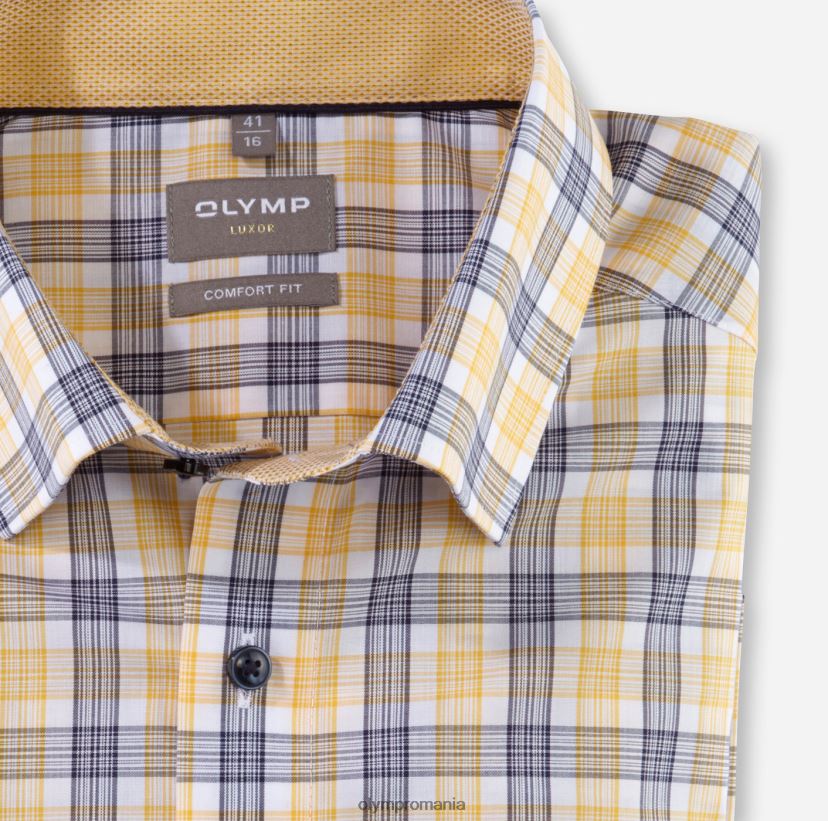 luxor comfort fit, camasa business, sub nasturi, galben OLYMP îmbrăcăminte 4Z8LB61512