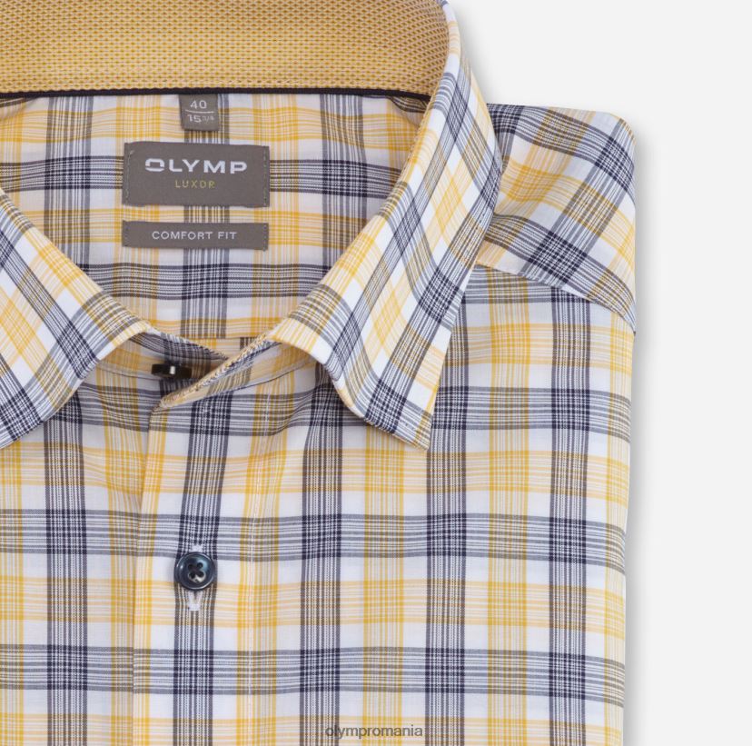 luxor comfort fit, camasa business, sub nasturi, galben OLYMP îmbrăcăminte 4Z8LB61520
