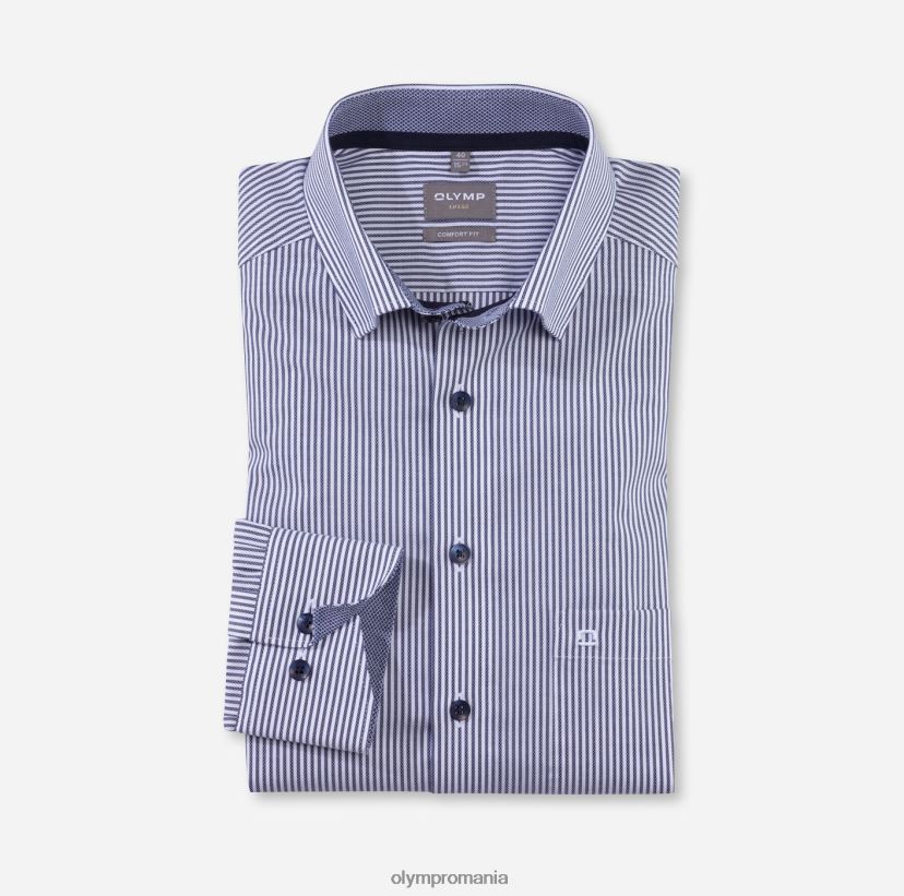 luxor comfort fit, camasa business, sub nasturi, marine OLYMP îmbrăcăminte 4Z8LB61516