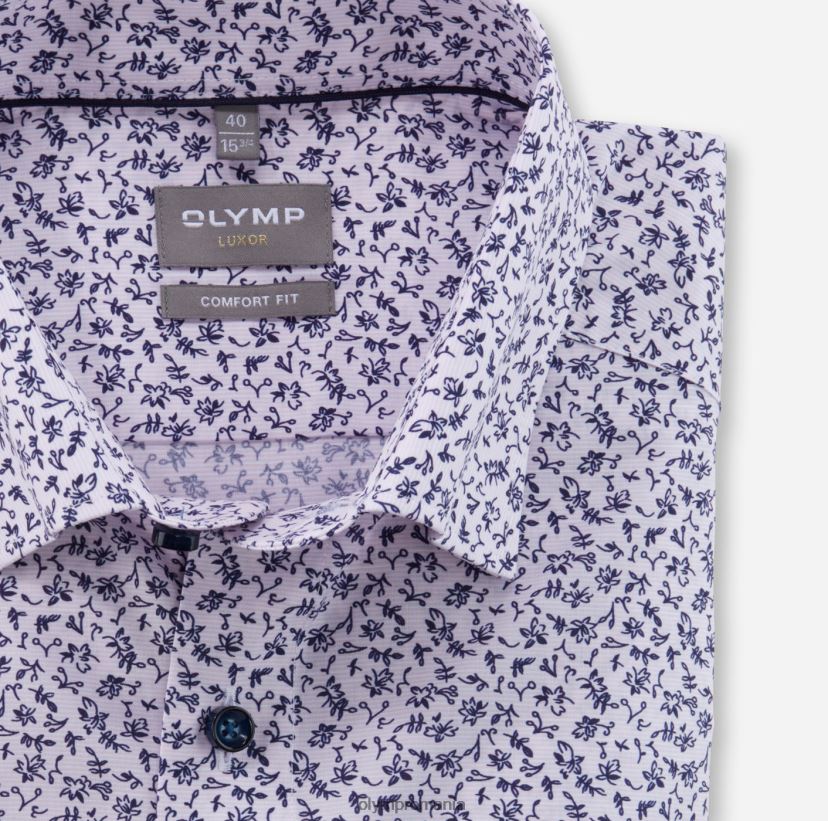 luxor comfort fit, camasa business, sub nasturi, trandafir OLYMP îmbrăcăminte 4Z8LB61582