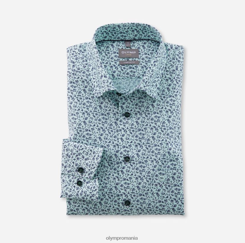 luxor comfort fit, camasa business, sub nasturi, verde deschis OLYMP îmbrăcăminte 4Z8LB61619