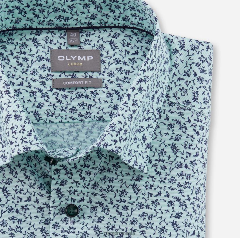 luxor comfort fit, camasa business, sub nasturi, verde deschis OLYMP îmbrăcăminte 4Z8LB61619