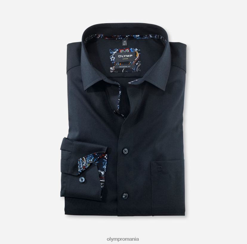 luxor modern fit, camasa business, global kent, cobalt OLYMP îmbrăcăminte 4Z8LB61302