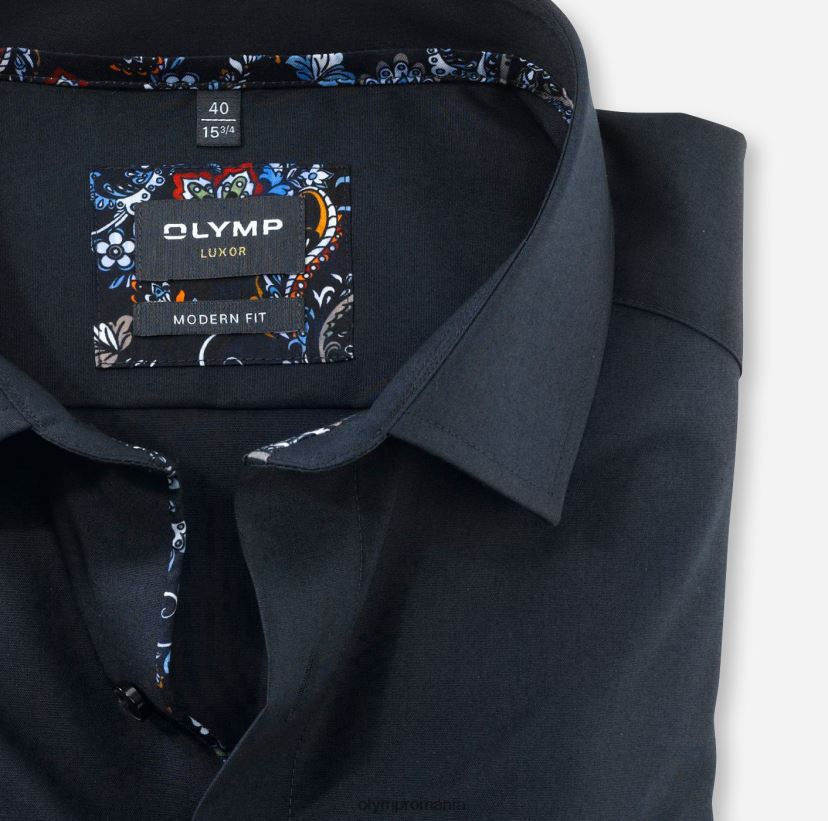 luxor modern fit, camasa business, global kent, cobalt OLYMP îmbrăcăminte 4Z8LB61302
