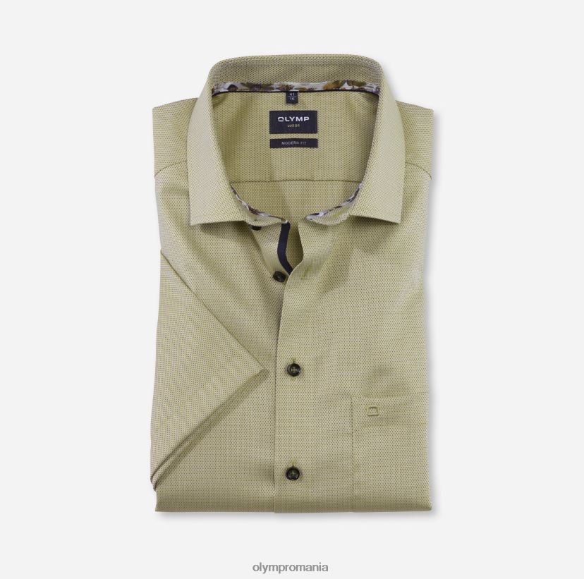 luxor modern fit, camasa business, global kent, lime OLYMP îmbrăcăminte 4Z8LB6990