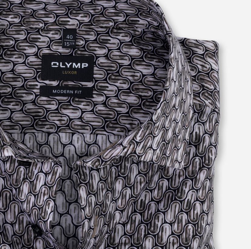 luxor modern fit, camasa business, global kent, maro OLYMP îmbrăcăminte 4Z8LB61294