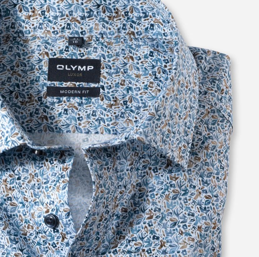 luxor modern fit, camasa business, global kent, natural OLYMP îmbrăcăminte 4Z8LB61289
