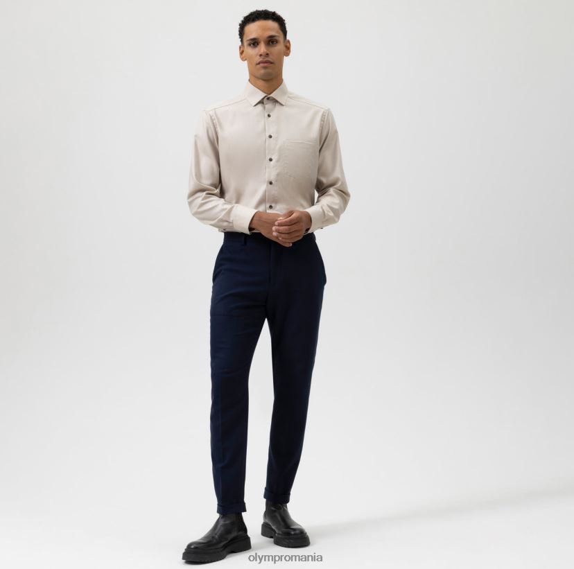 luxor modern fit, camasa business, global kent, natural OLYMP îmbrăcăminte 4Z8LB61337