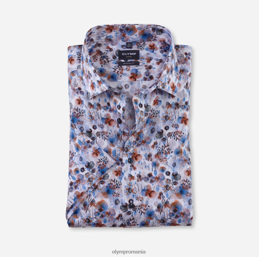 luxor modern fit, camasa business, global kent, portocaliu OLYMP îmbrăcăminte 4Z8LB61159