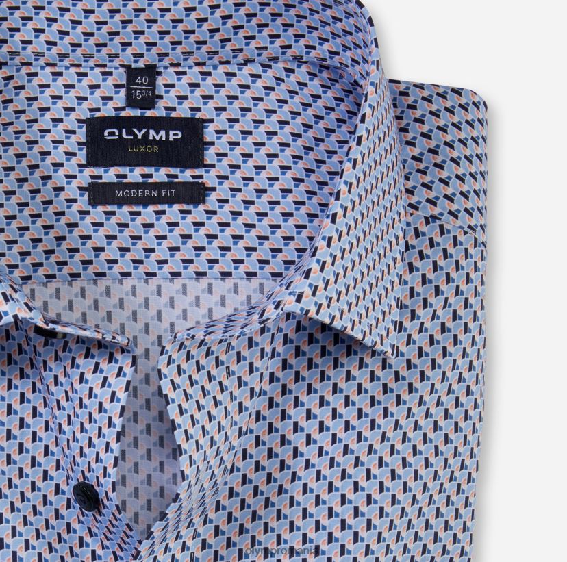 luxor modern fit, camasa business, global kent, portocaliu OLYMP îmbrăcăminte 4Z8LB61192